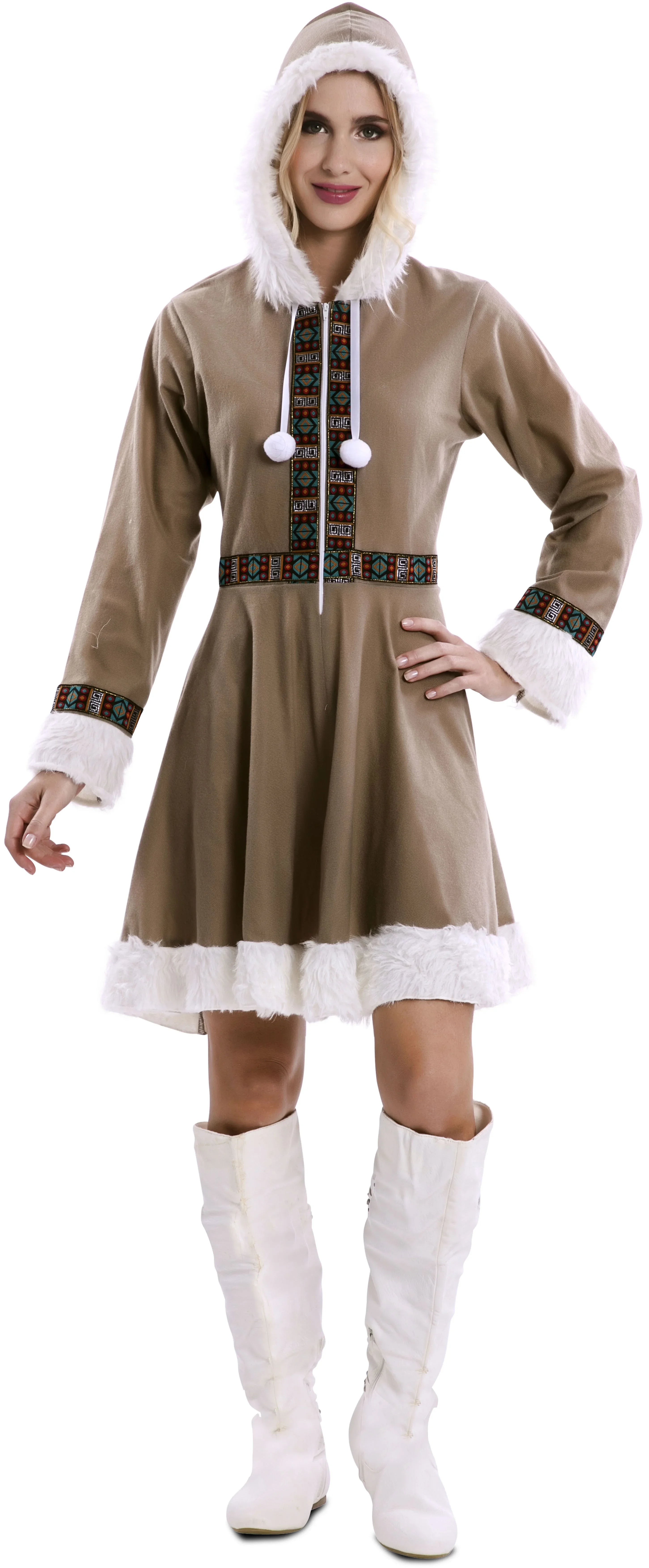 Disfraz de Esquimal Siberiano para Mujer Esquimal EuroCarnavales